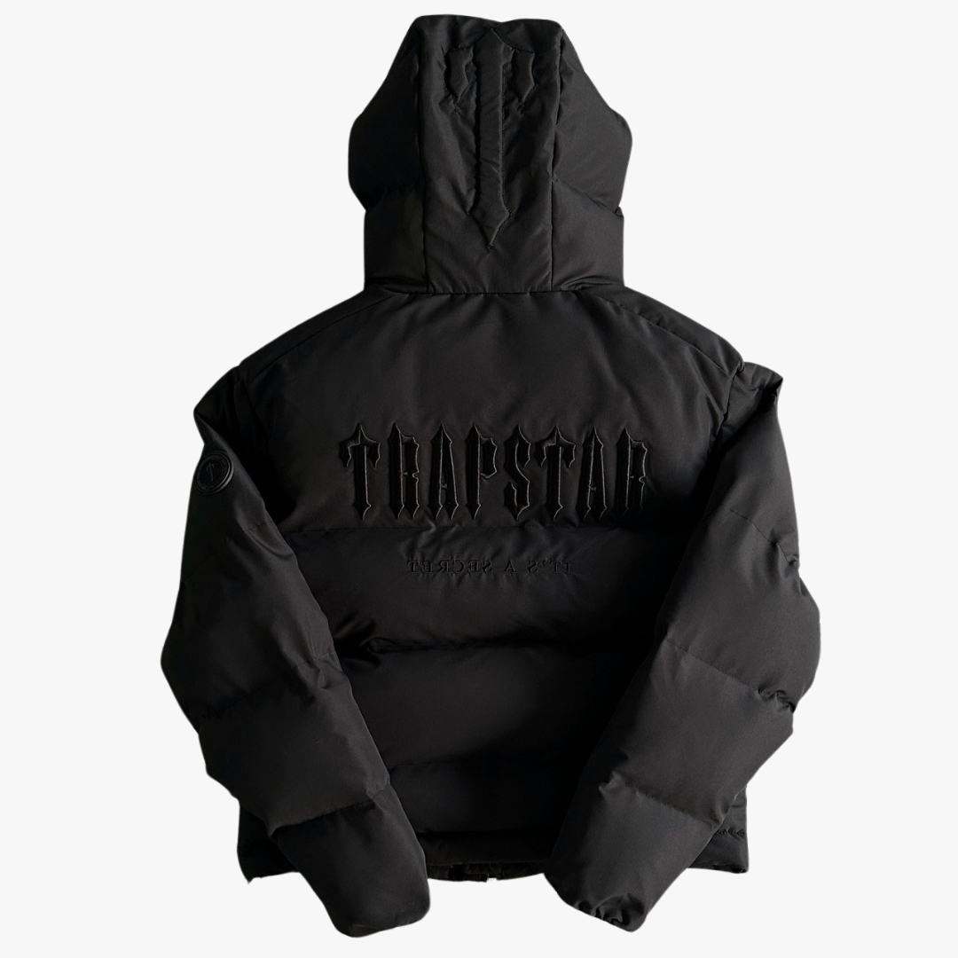 Total Black 2022 Decoded Hooded Puffer Jacket