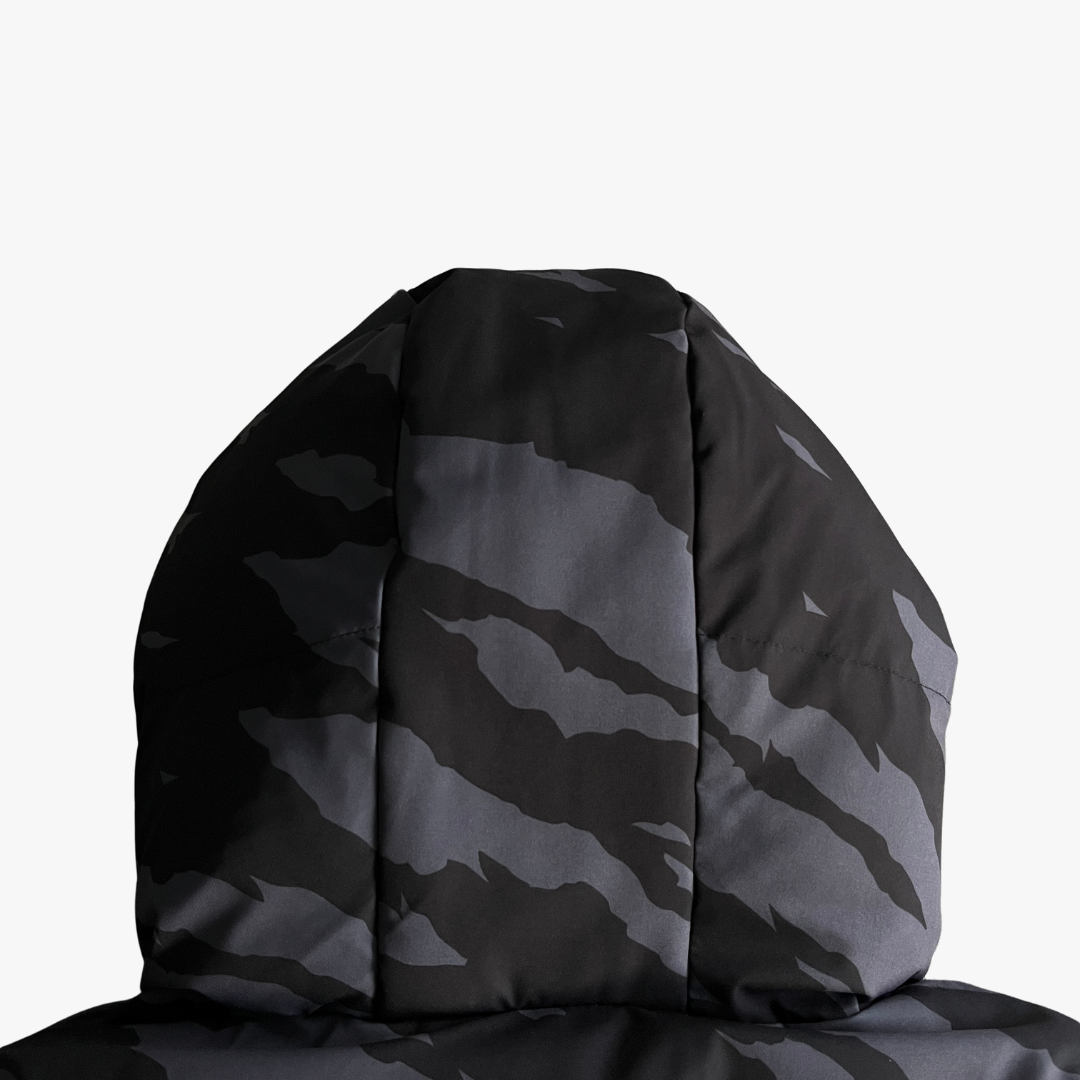 Black Tiger Camo Hyperdrive Technical Puffer Jacket