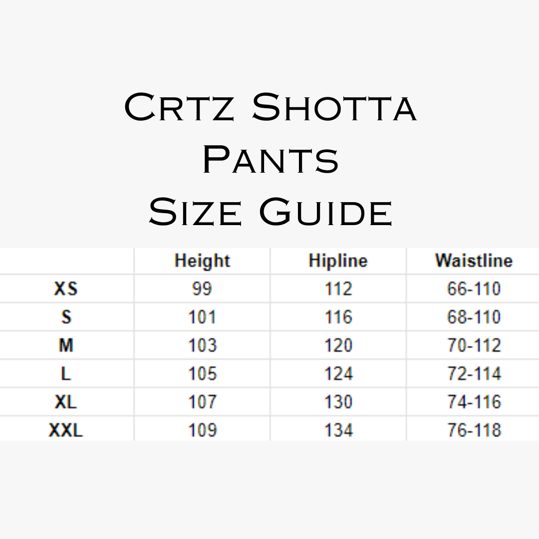 Black/ Red Shotta Pants