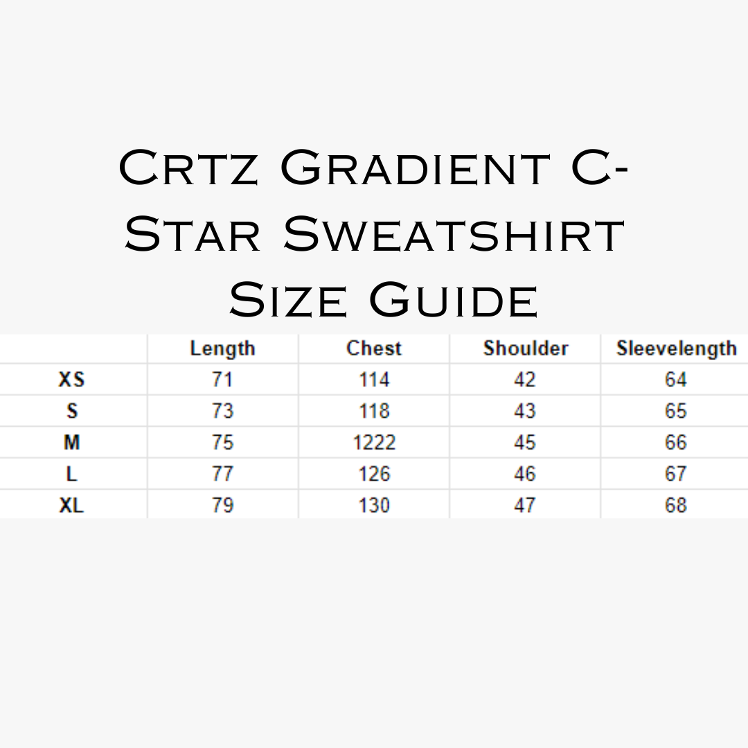 White Gradient C-Star Sweatshirt