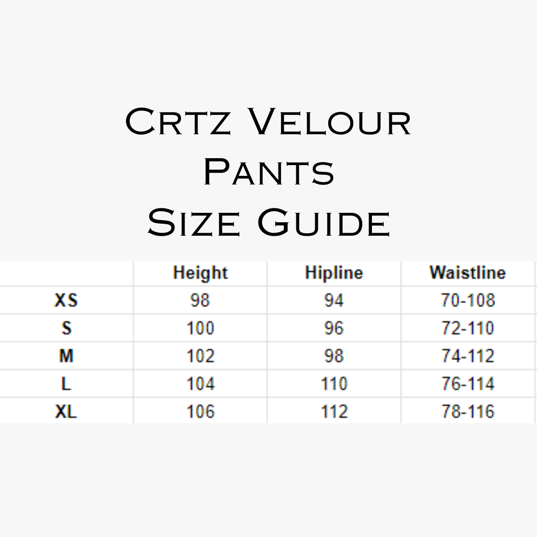 Cream (White) Velour Pants