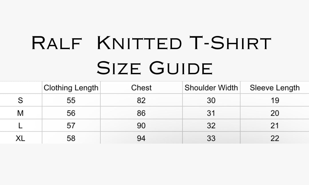 Ralf Knitted T-Shirt - Variety of Colors