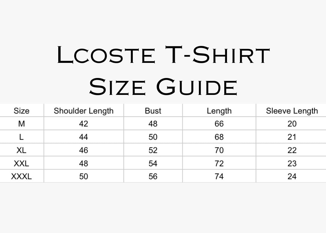 Lcoste Big Crocodile T-Shirts - 2 Colorways
