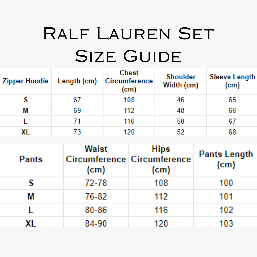 Ralf Set (Full Zipper Hoodie and Pants) - Variety of Colors / S-XL