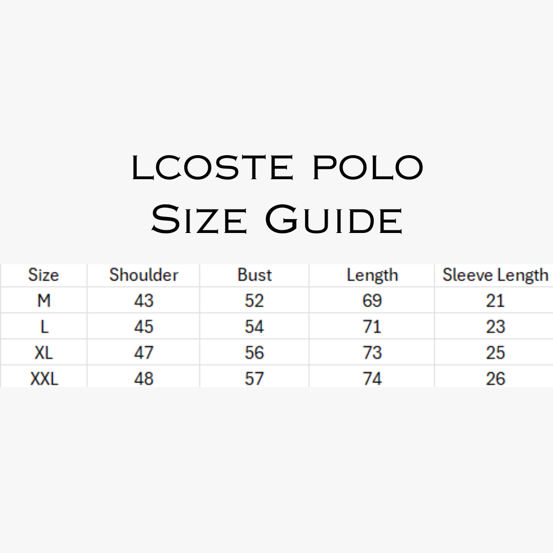 Lcoste Print Polo Shirts - 3 Colorways