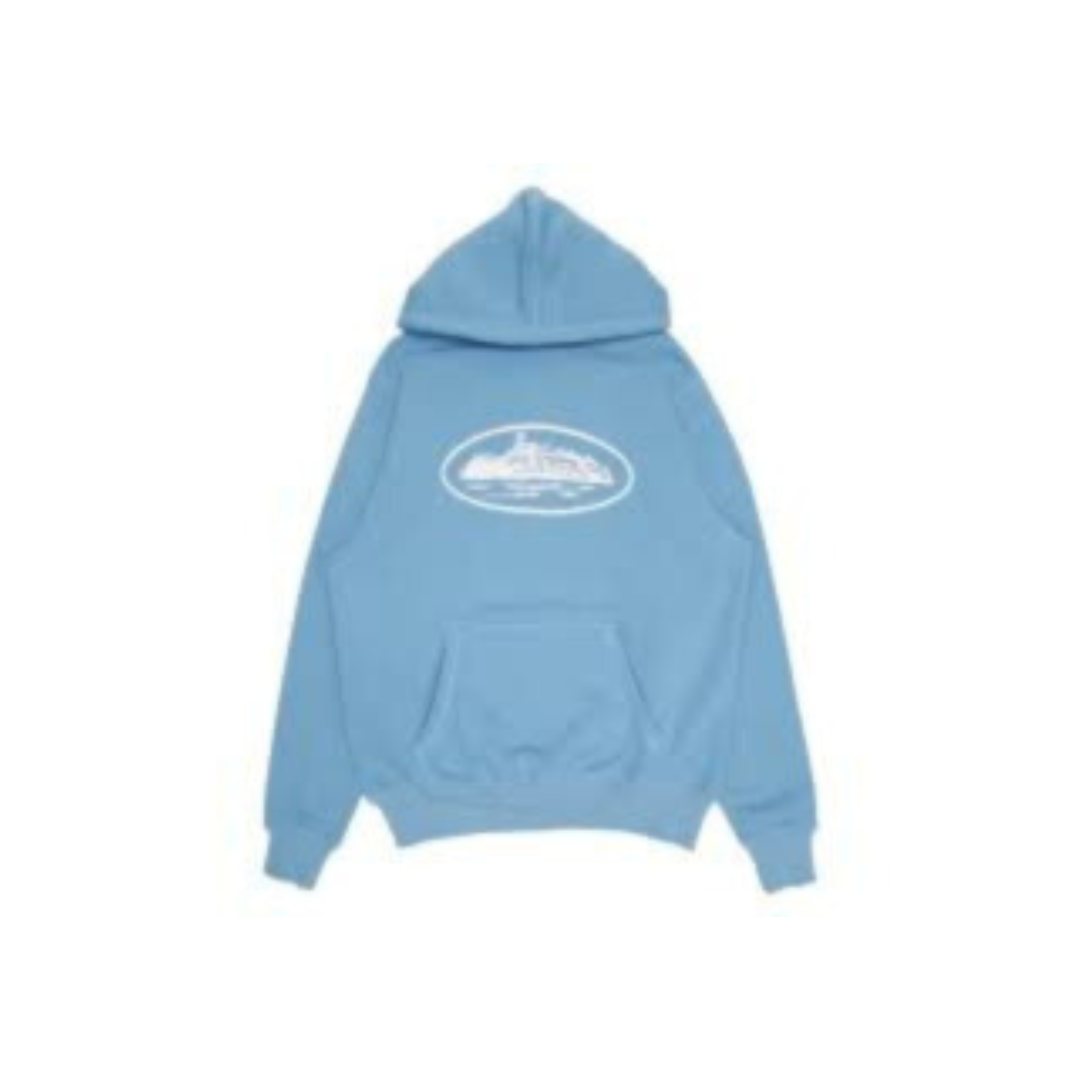 Crt* Baby Blue Hoodie - Άμεσα Διαθέσιμο