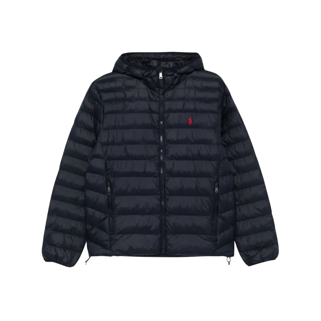 Polo Rlph Lightweight Down Jacket - Black | Άμεσα Διαθέσιμο