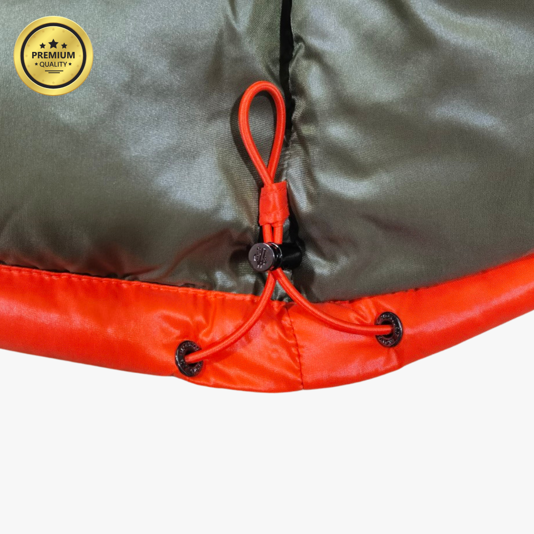 Orange MAYA [Premium Quality] Hooded Puffer Jacket