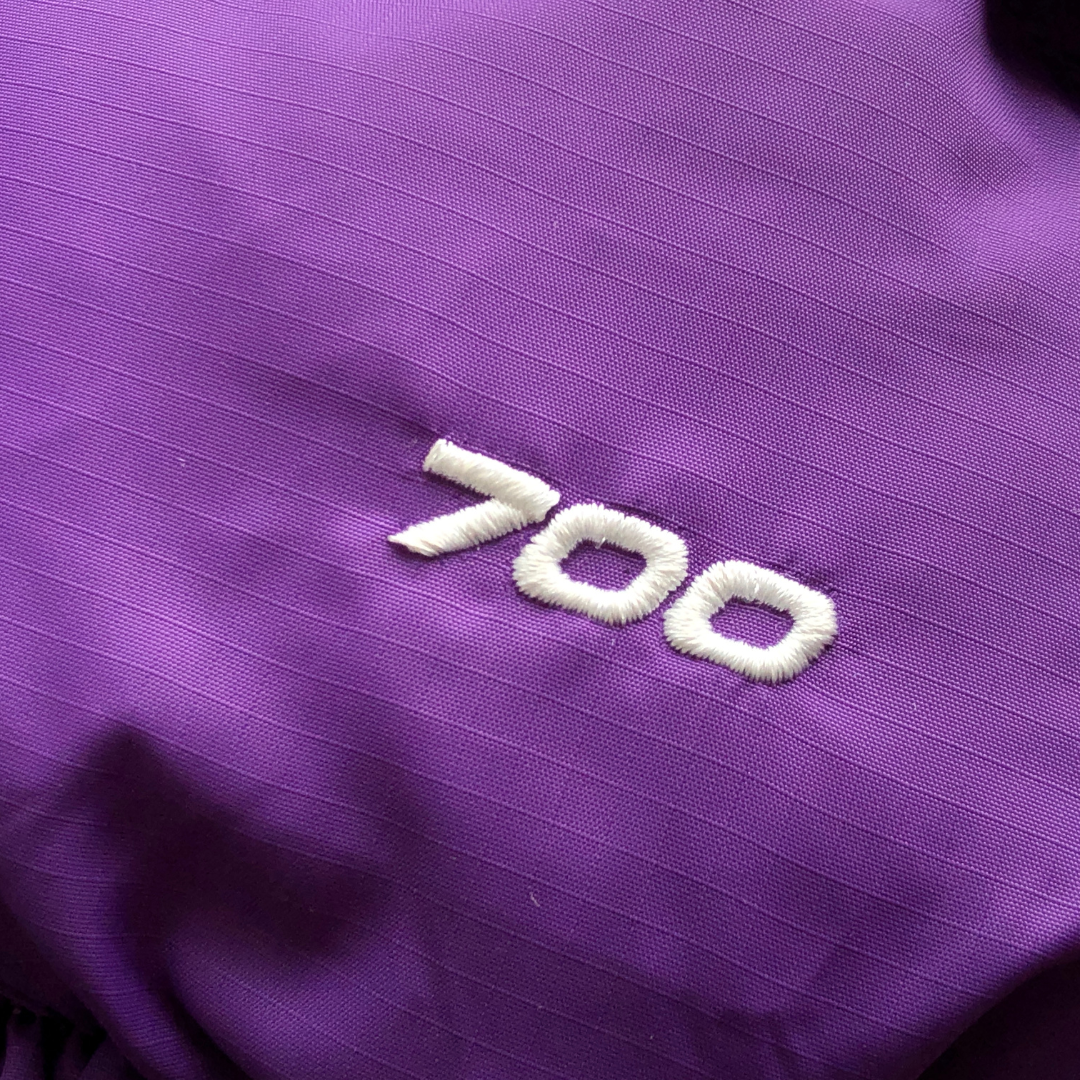Classic Purple 700 Puffer Jacket With Detachable Hood