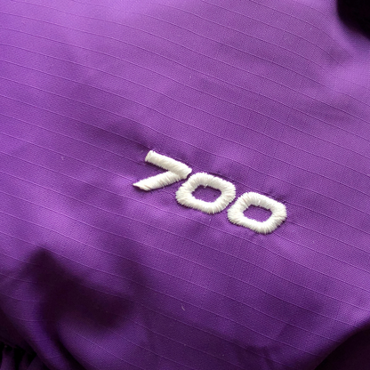 Classic Purple 700 Puffer Jacket With Detachable Hood