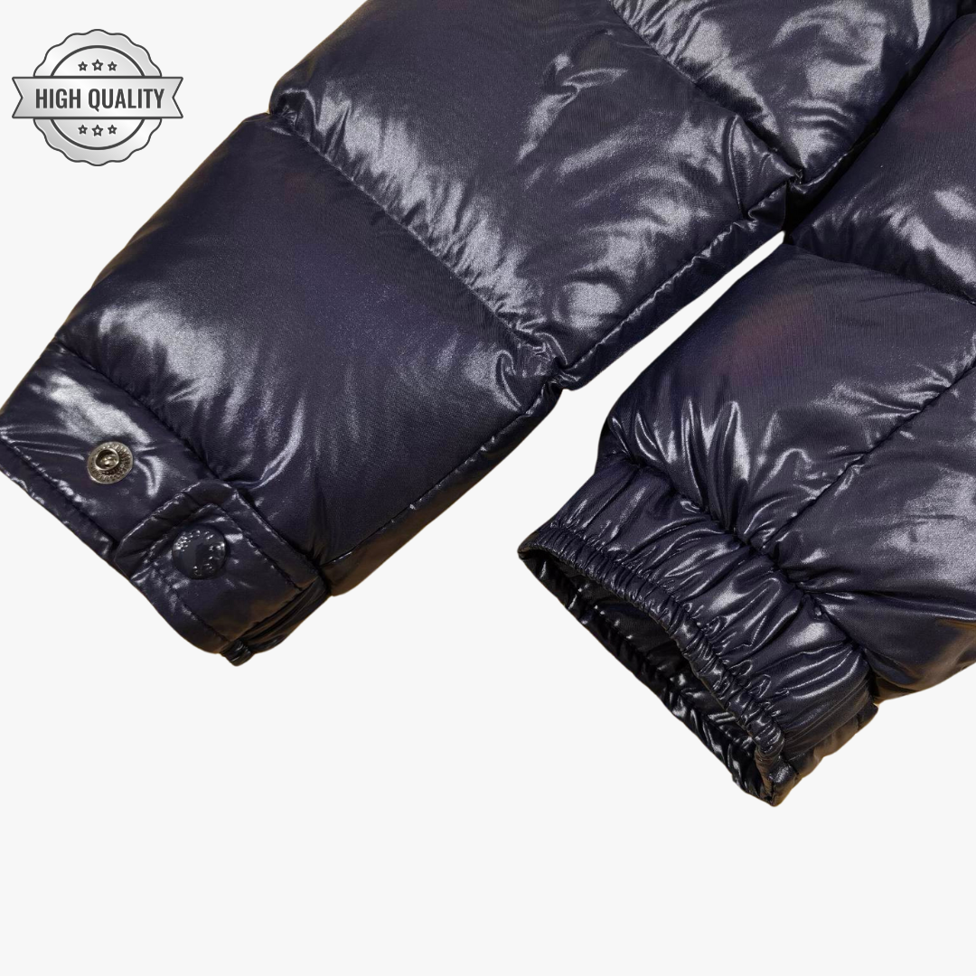 Navy Blue MAYA [High Quality] Hooded Puffer Jacket