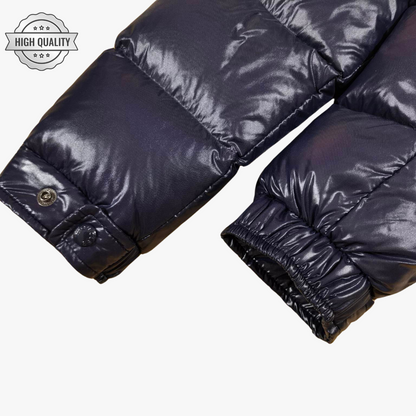 Navy Blue MAYA [High Quality] Hooded Puffer Jacket