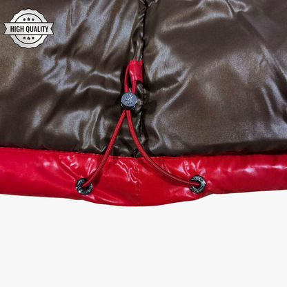 Red MAYA [High Quality] Hooded Puffer Jacket