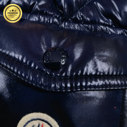 Navy Blue MAYA [Premium Quality] Hooded Puffer Jacket