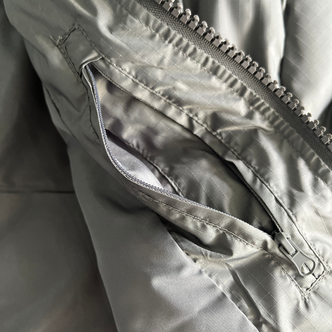 Grey Shooters Detachable Hooded Puffer Jacket