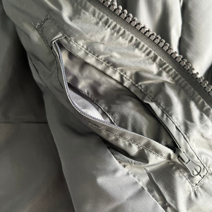 Grey Shooters Detachable Hooded Puffer Jacket