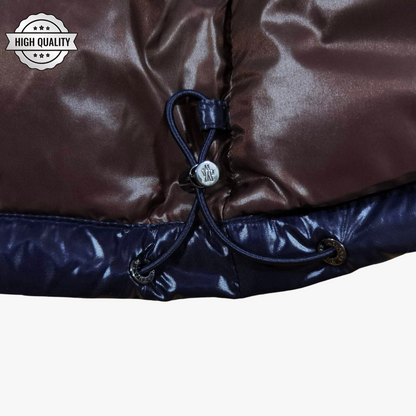 Navy Blue MAYA [High Quality] Hooded Puffer Jacket