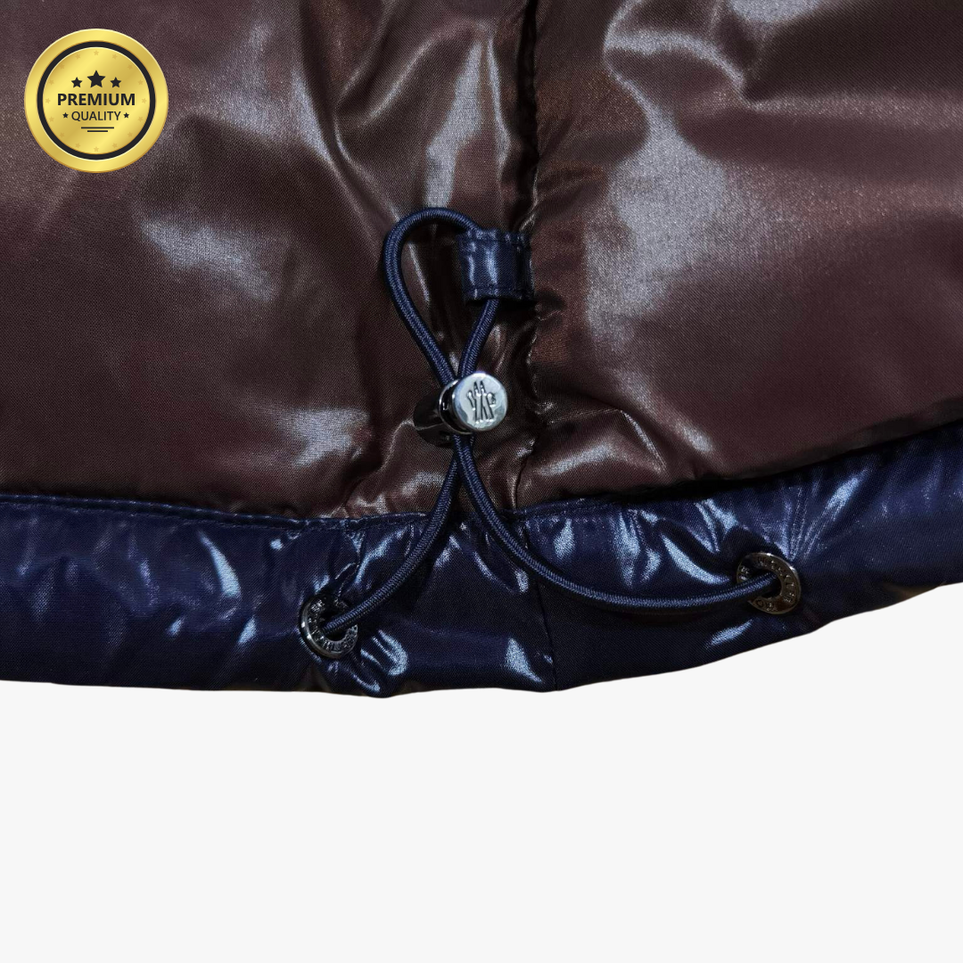 Navy Blue MAYA [Premium Quality] Hooded Puffer Jacket