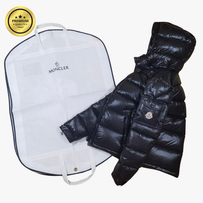 Black MAYA [Premium Quality] Hooded Puffer Jacket