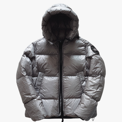 Grey/ Black Label Crofton 2252M Hooded Puffer Jacket