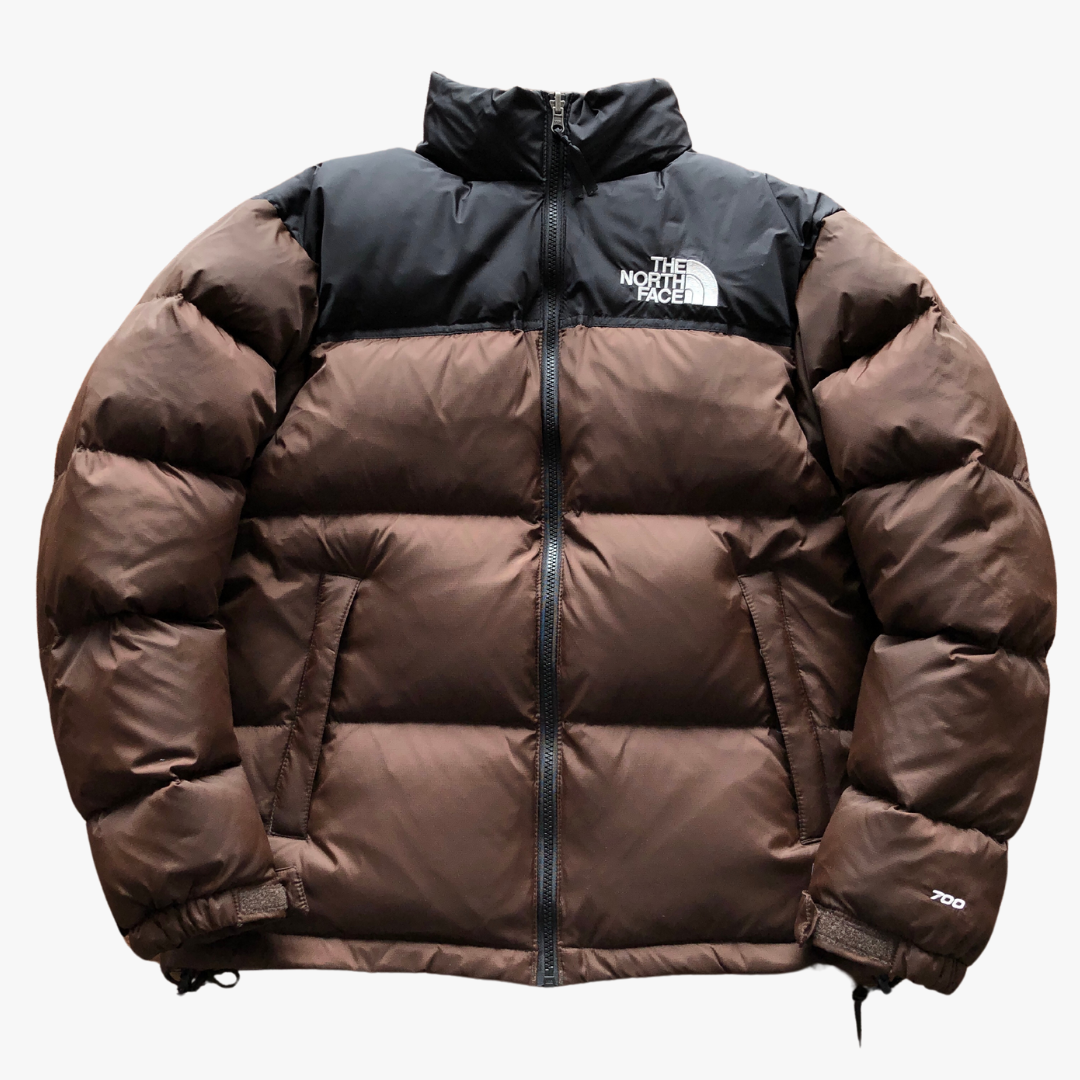 Classic Brown 700 Puffer Jacket With Detachable Hood