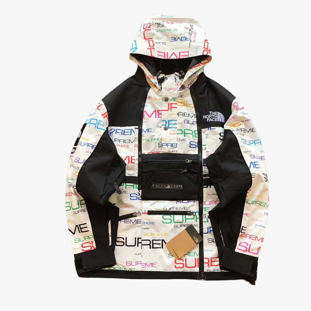 White TNF x SPRM Steep Tech Jacket