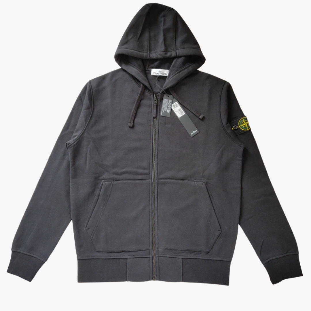 Black Zip Hoodie Jacket