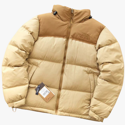 Brown/ Khaki 600 Classic Puffer Jacket With Detachable Hood