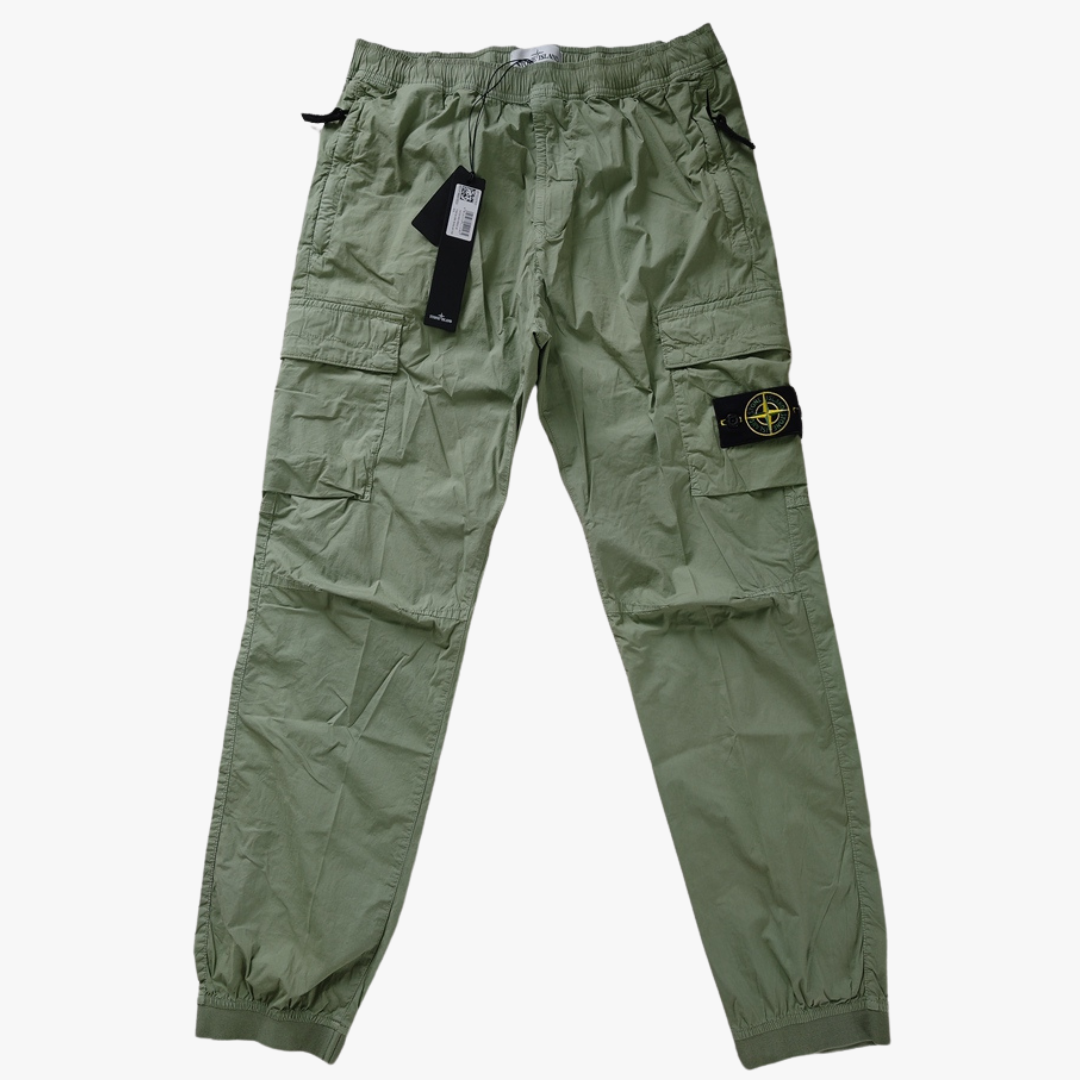 Sage Green Paracadute Cargo Pants