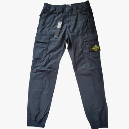 Dark Blue Paracadute Cargo Pants