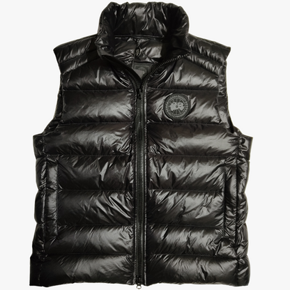 Black/ Black Label Crofton Vest Puffer Jacket