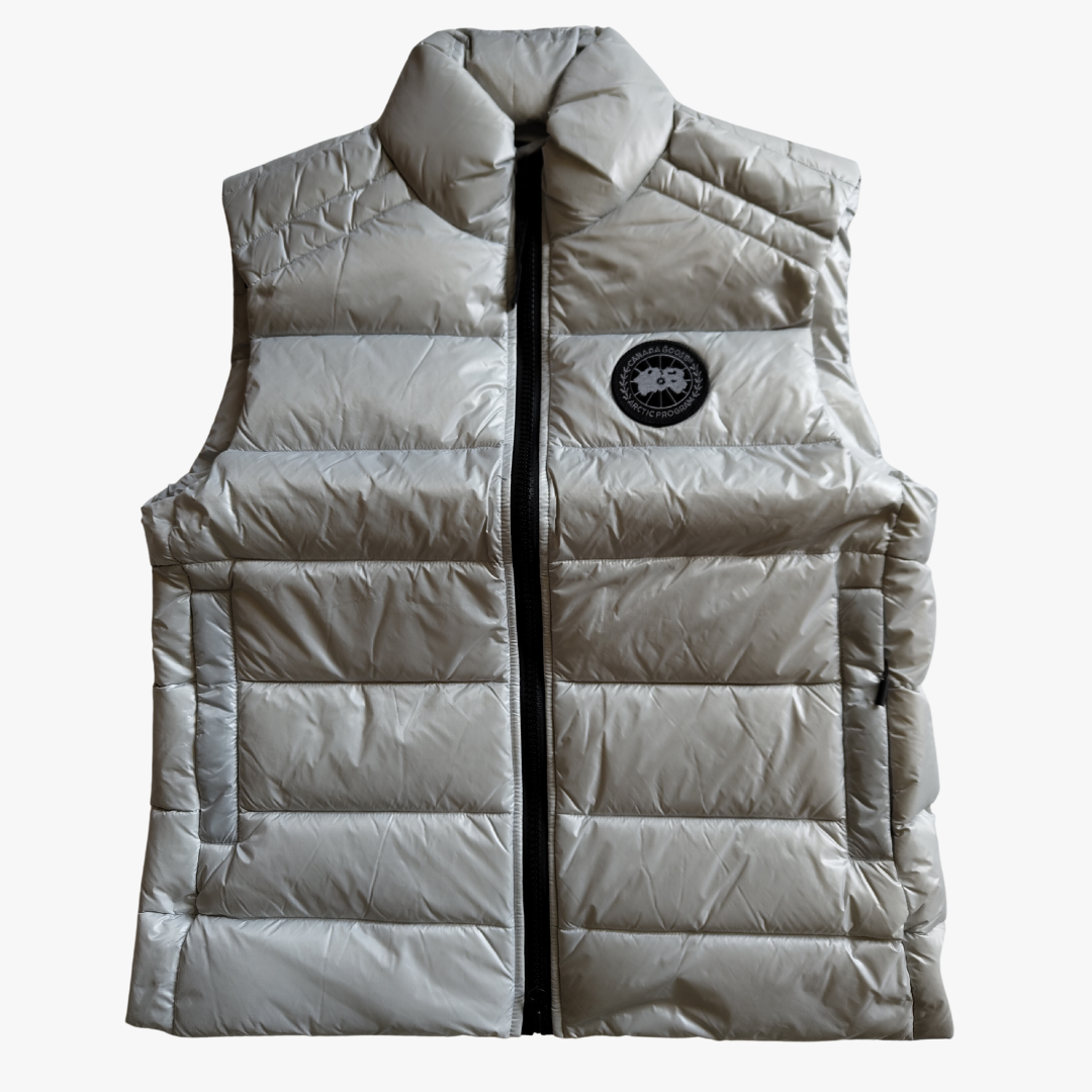 Grey/ Black Label Crofton Vest Puffer Jacket