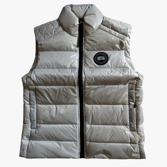 Grey/ Black Label Crofton Vest Puffer Jacket