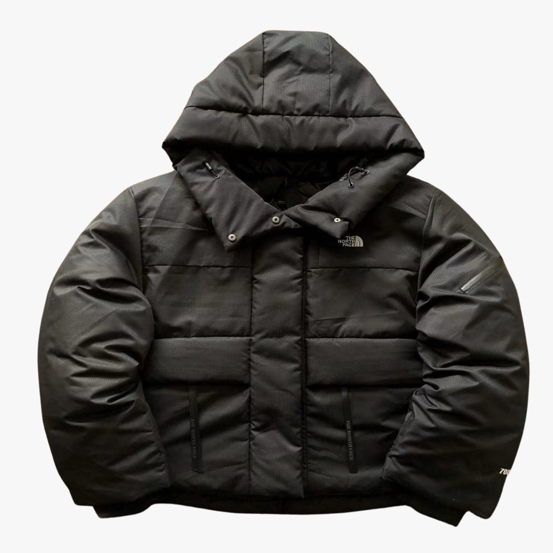 Black 700 Women's Hooded Puffer Jacket