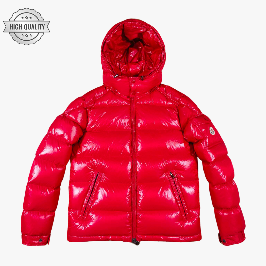 Red MAYA [High Quality] Hooded Puffer Jacket