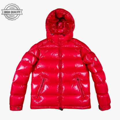 Red MAYA [High Quality] Hooded Puffer Jacket