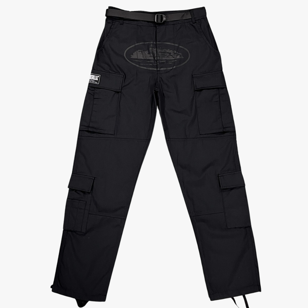 Black/Black Alcatraz Cargo Pants