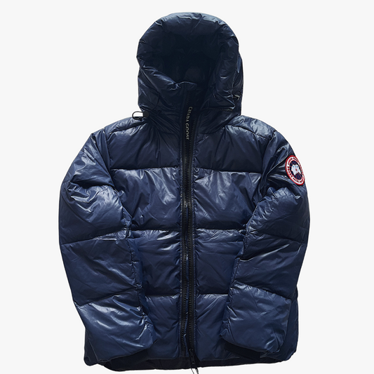 Navy Blue/ Red Label Crofton 2252M Hooded Puffer Jacket