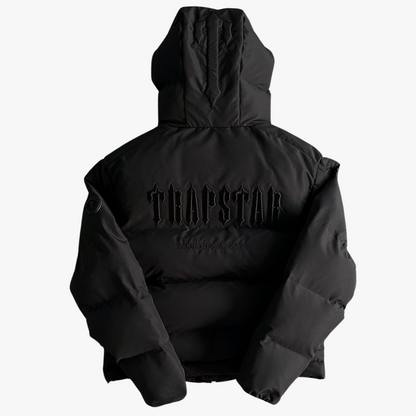 Total Black 2022 Decoded Hooded Puffer Jacket