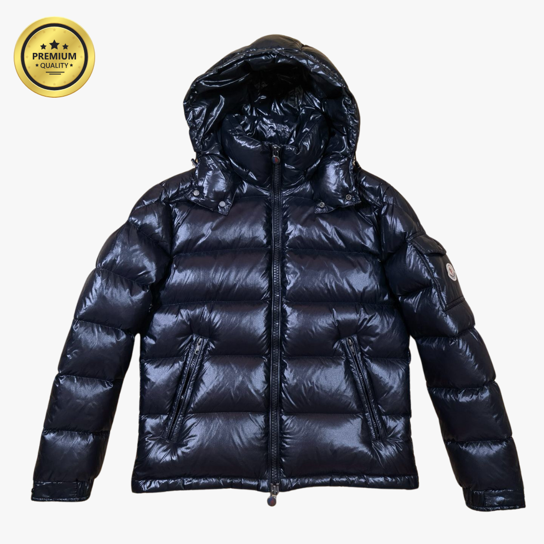 Black MAYA [Premium Quality] Hooded Puffer Jacket