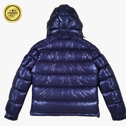 Navy Blue MAYA [Premium Quality] Hooded Puffer Jacket
