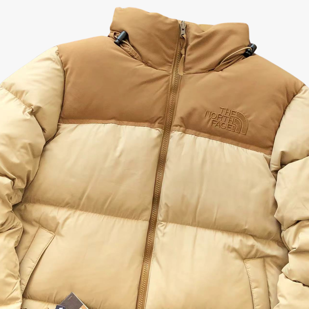 Brown/ Khaki 600 Classic Puffer Jacket With Detachable Hood