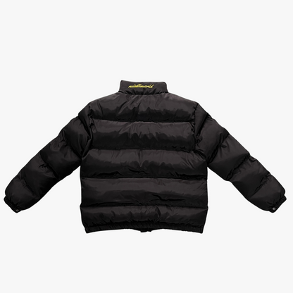 Black/ Yellow Bolo Puffer Jacket