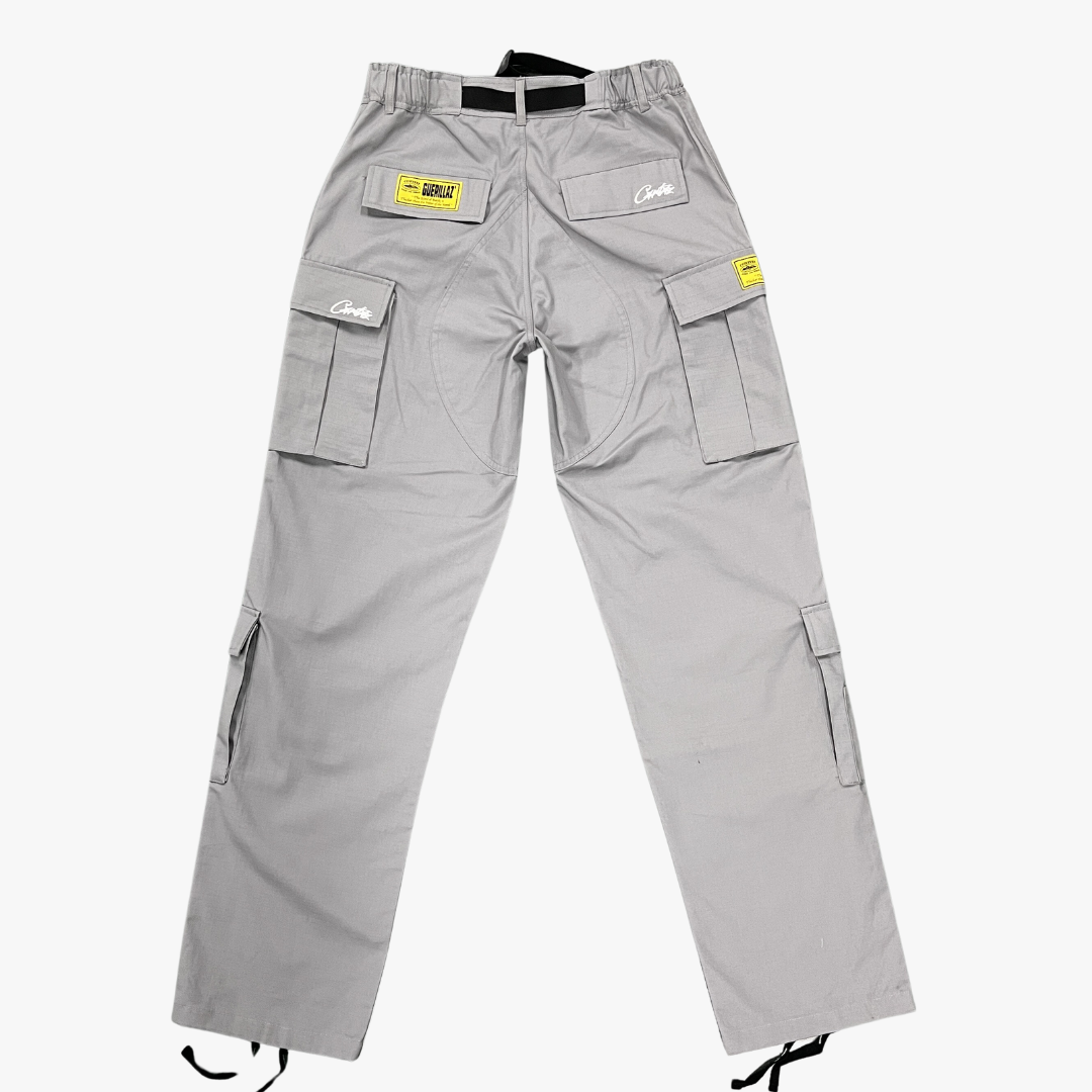 Grey/White Alcatraz Cargo Pants