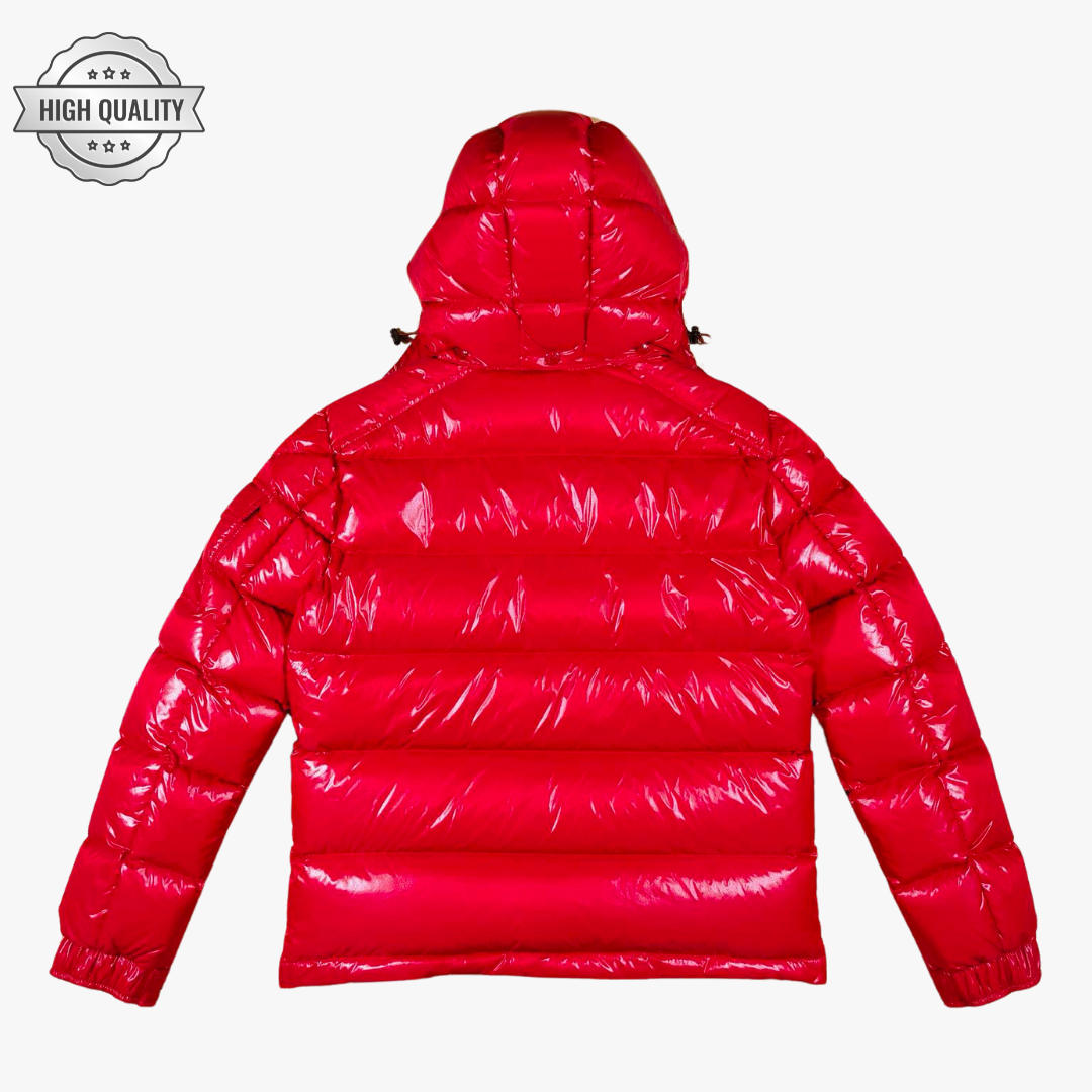 Red MAYA [High Quality] Hooded Puffer Jacket