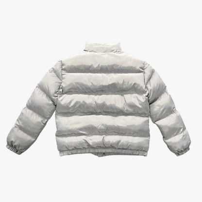 Light Grey Bolo Puffer Jacket
