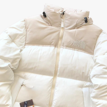 Total White 600 Classic Puffer Jacket With Detachable Hood