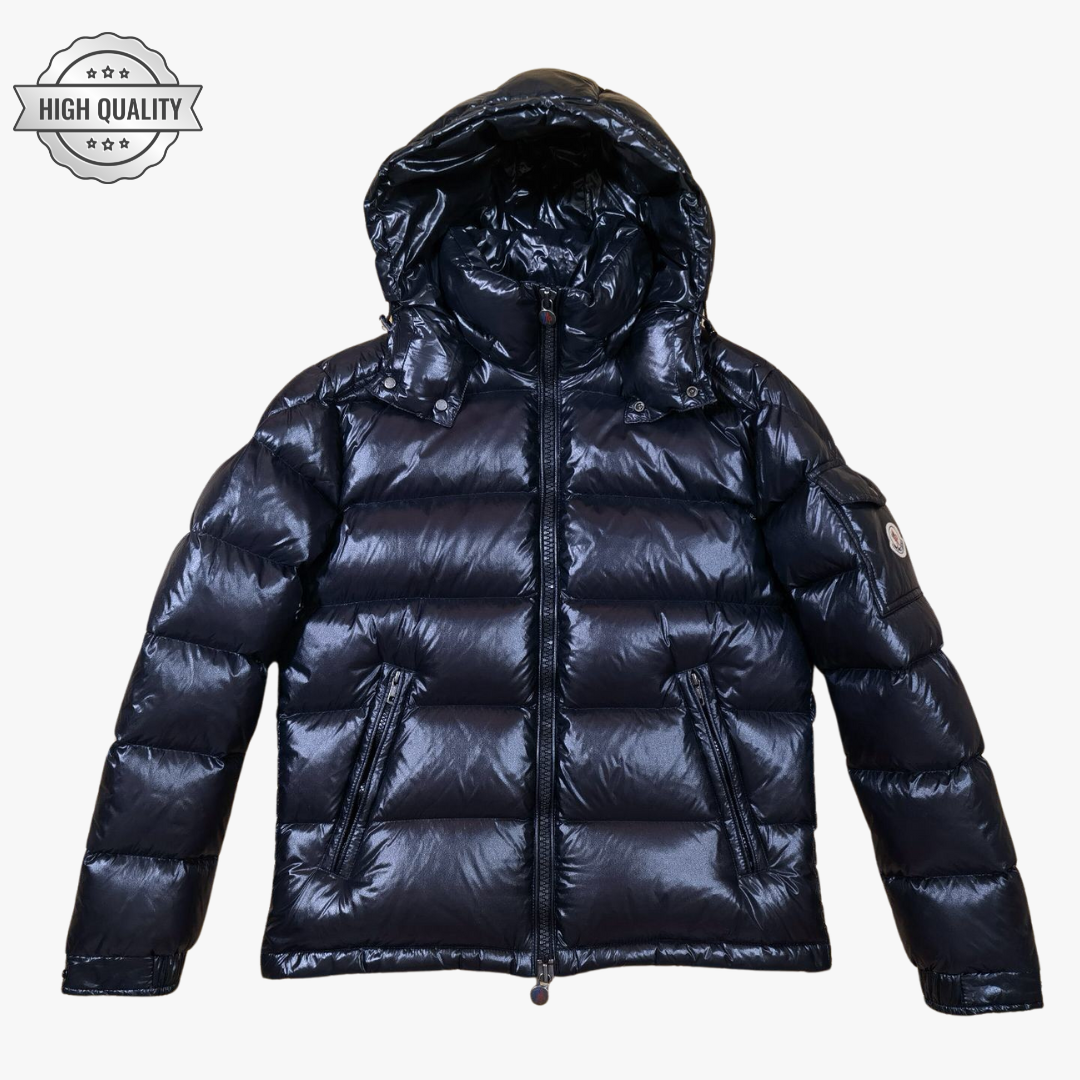 Black MAYA [High Quality] Hooded Puffer Jacket