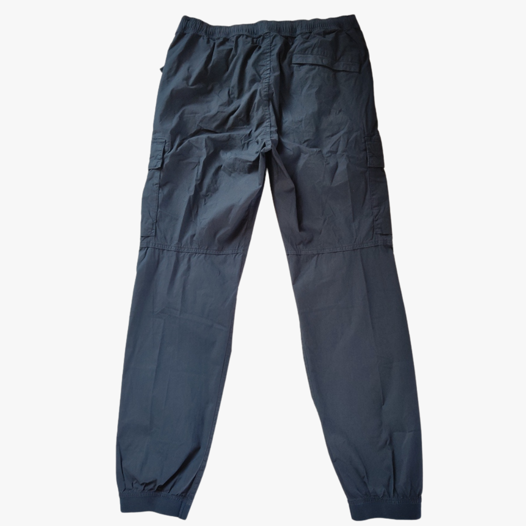Dark Blue Paracadute Cargo Pants
