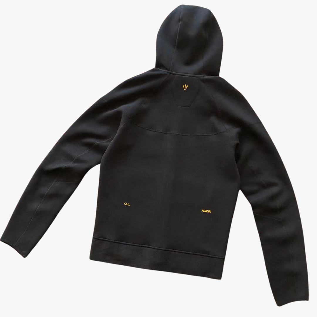 Black/ Yellow Nocta Tech Fleece Jacket (2023)